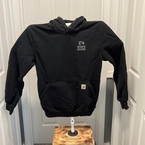 Men’s size medium Carhartt hooded black sweatshirt